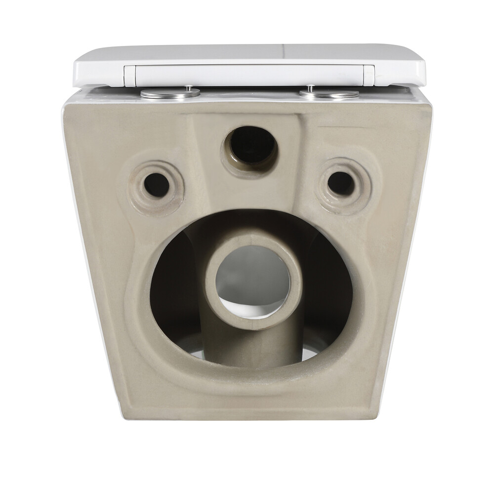  Унитаз подвесной безободковый HOLLER SHELL MW (480*365*360мм, сиденье дюропласт, микролифт) белый матовый