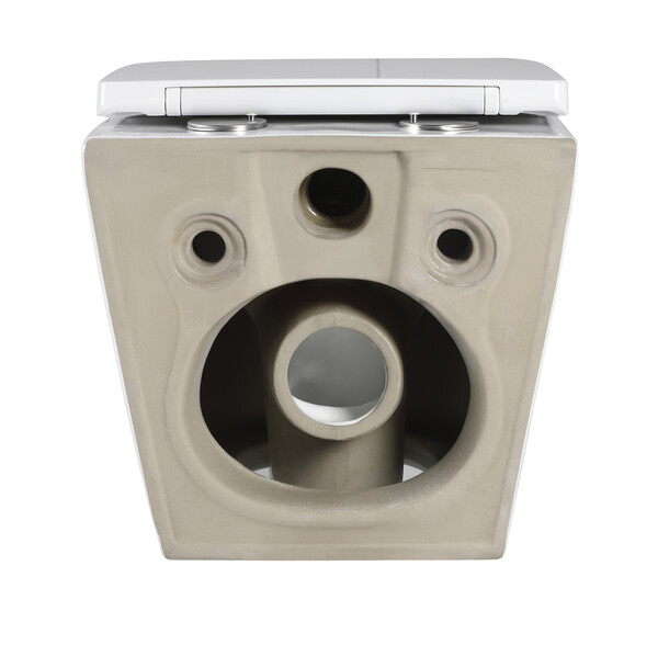  Унитаз подвесной безободковый HOLLER SHELL MW (480*365*360мм, сиденье дюропласт, микролифт) белый матовый