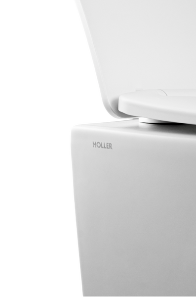  Унитаз подвесной безободковый HOLLER SHELL MW (480*365*360мм, сиденье дюропласт, микролифт) белый матовый