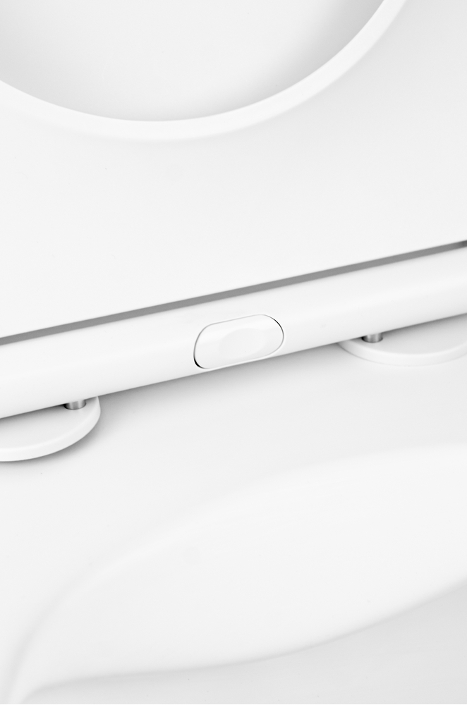  Унитаз подвесной безободковый HOLLER WALL MW (530*360*350мм, сиденье дюропласт, микролифт) белый матовый