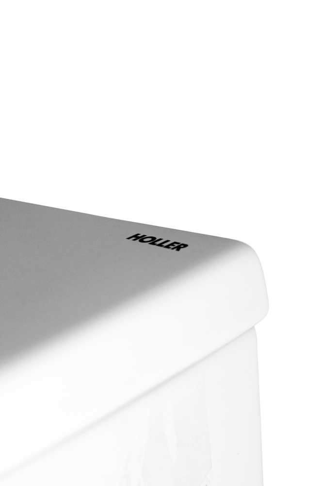  Унитаз-компакт безободковый HOLLER SIT MW (сиденье дюропласт с микролифтом, арматура 2-х режимная)  (2 места) белый матовый   РАСПРОДАЖА !!!