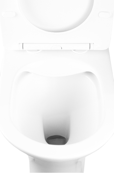  Унитаз-компакт безободковый HOLLER SIT MW (сиденье дюропласт с микролифтом, арматура 2-х режимная)  (2 места) белый матовый   РАСПРОДАЖА !!!