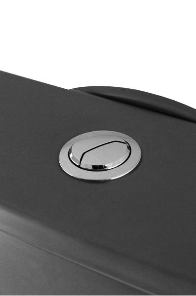 Унитаз-компакт безободковый HOLLER SLIM MDG (620*360*820мм, сиденье дюропласт с микролифтом, арматура 2-х режимная)  (2 места) серый матовый