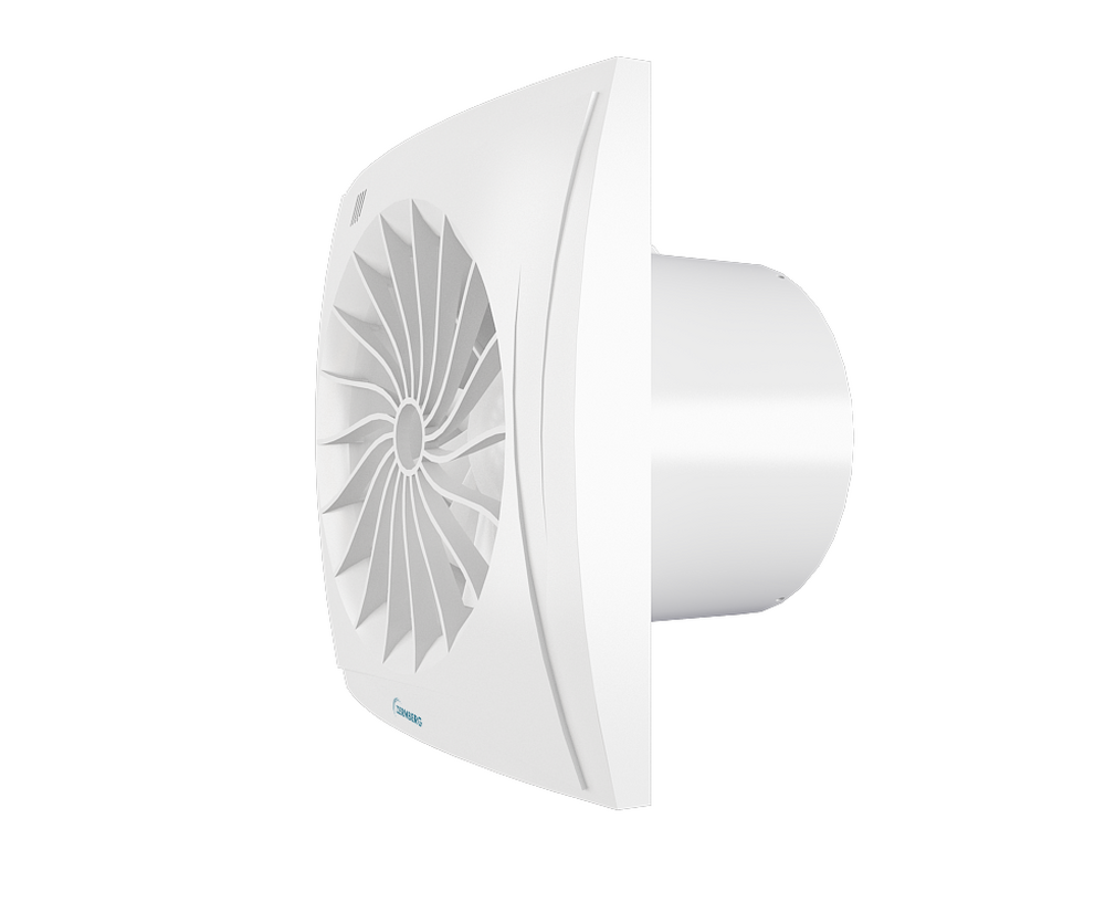 Вентилятор ZERNBERG 125 Lazurit (осевой, 17Вт, 185 м3/ч)