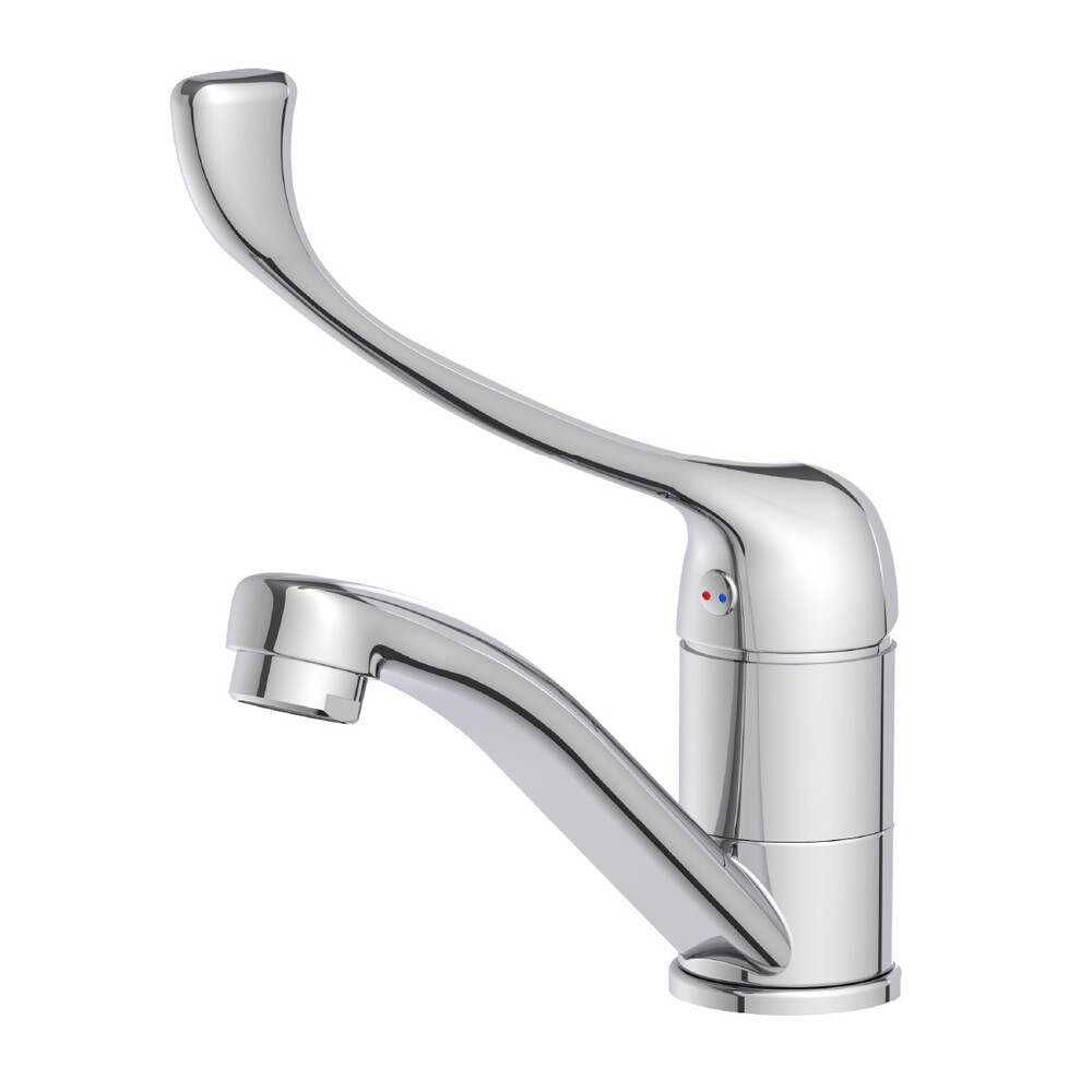 LM4637C Project Смеситель для кухни/умывальника с локтевой рукояткой, хром LEMARK  