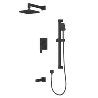 Встроенная душевая система, 3 режимная RUSH Thira (TR3635-60Black)