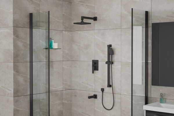 Встроенная душевая система, 3 режимная RUSH Thira (TR3635-60Black)