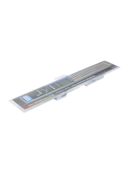 Линейный душевой трап SANTREK AQUA  A-70800 нерж 70*800мм (неповоротный горизонтальный выпуск, ф40)  сухой затвор и гидрозатвор