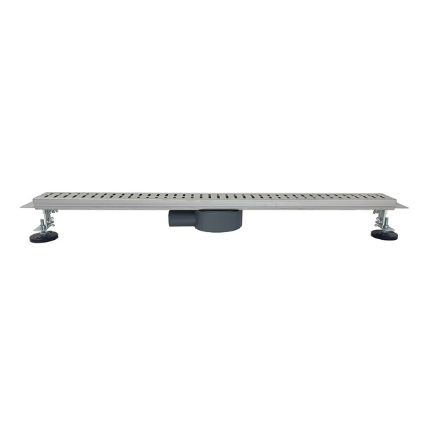 Линейный душевой трап SANTREK  С-70800 нерж 70*800мм (горизонтальный выпуск 360 гр, ф40) сухой затвор и гидрозатвор   АКЦИЯ до 31.01.2026