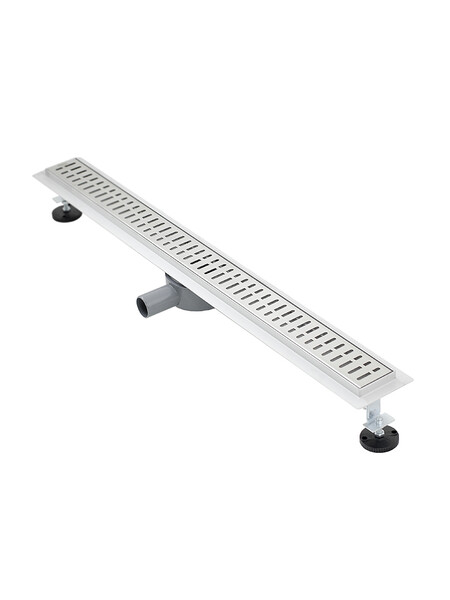 Линейный душевой трап SANTREK AQUA  С-70900 нерж 70*900мм (горизонтальный выпуск 360 гр, ф40) сухой затвор и гидрозатвор