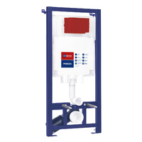 Инсталляция PENEDA 9880001 для подвесных унитазов, подача воды сверху, LEMARK (Португалия)