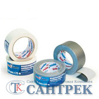 Лента клеящая водозащитная армированная Klebebander TPL 50мм*10м для герметизации труб СЕРЫЙ 50*10TPL