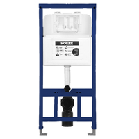 Инсталляция скрытого монтажа HOLLER MQ102 (525*96*1160мм), (3/6л), для подвесного унитаза, универсал (без клавиши смыва)