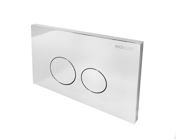 Клавиша смыва HOLLER GPR, хром (162*240*16)
