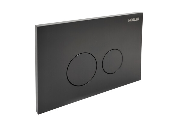 Клавиша смыва HOLLER MBR, черный матовый (162*240*16)