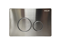 Клавиша смыва HOLLER GMR, оружейная сталь (162*240*11) нерж, антивандальная