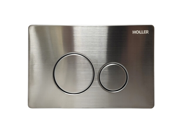 Клавиша смыва HOLLER GMR, оружейная сталь (162*240*11) нерж, антивандальная