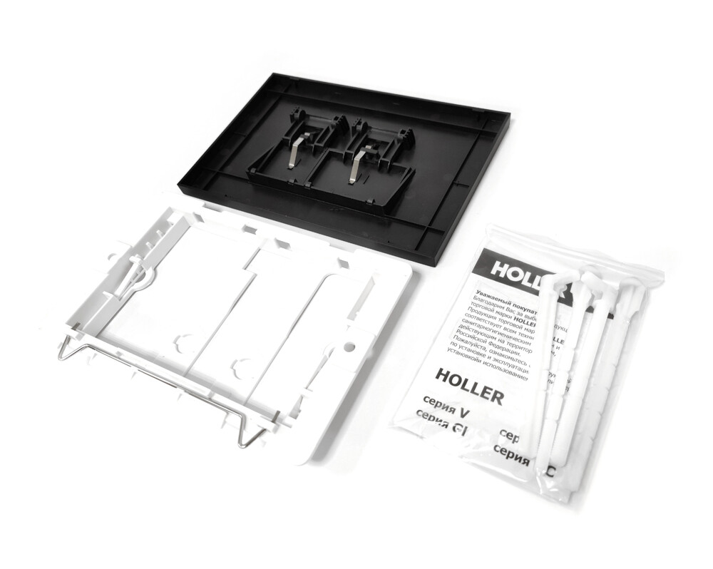 Клавиша смыва HOLLER MBV, черный матовый (162*240*16)