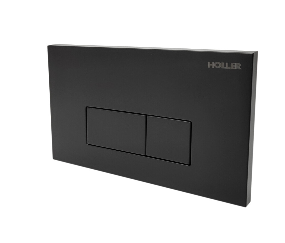 Клавиша смыва HOLLER MBV, черный матовый (162*240*16)