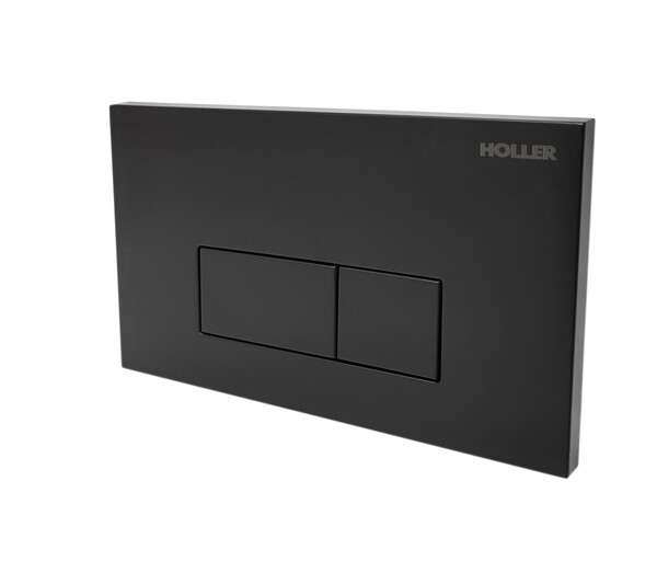 Клавиша смыва HOLLER MBV, черный матовый (162*240*16)