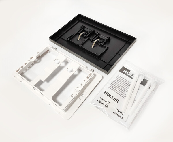 Клавиша смыва HOLLER GMV, оружейная сталь (162*240*11) нерж, антивандальная