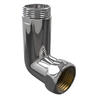 Соединение угловое г/ш 1х1/2" Золото глянцевое 2шт. 18012