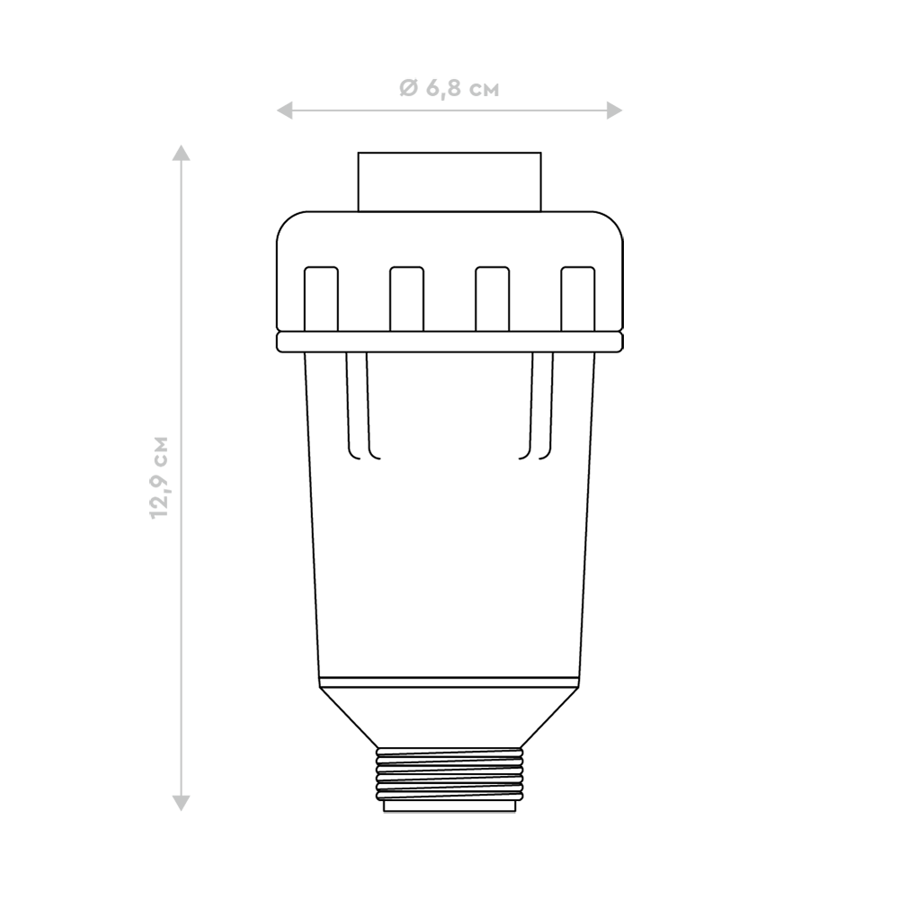 Фильтр от накипи (для стиральной машины) Барьер СофтЛайн 3/4 Н611Р01