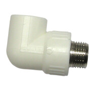 Уголок комб. штуцер 20х1/2 PP-R KALDE