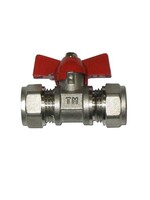 Кран шар. для металлопл. трубы 16х16 ц/ц