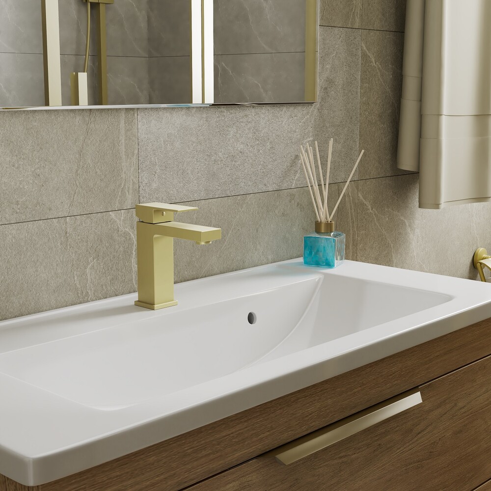 DA1512107 Смеситель для раковины DK Bayern.Liszt матовое золото