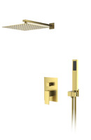 DA1515707A04 Душевая система для душа DK Bayern.Liszt встраиваемый матовое золото