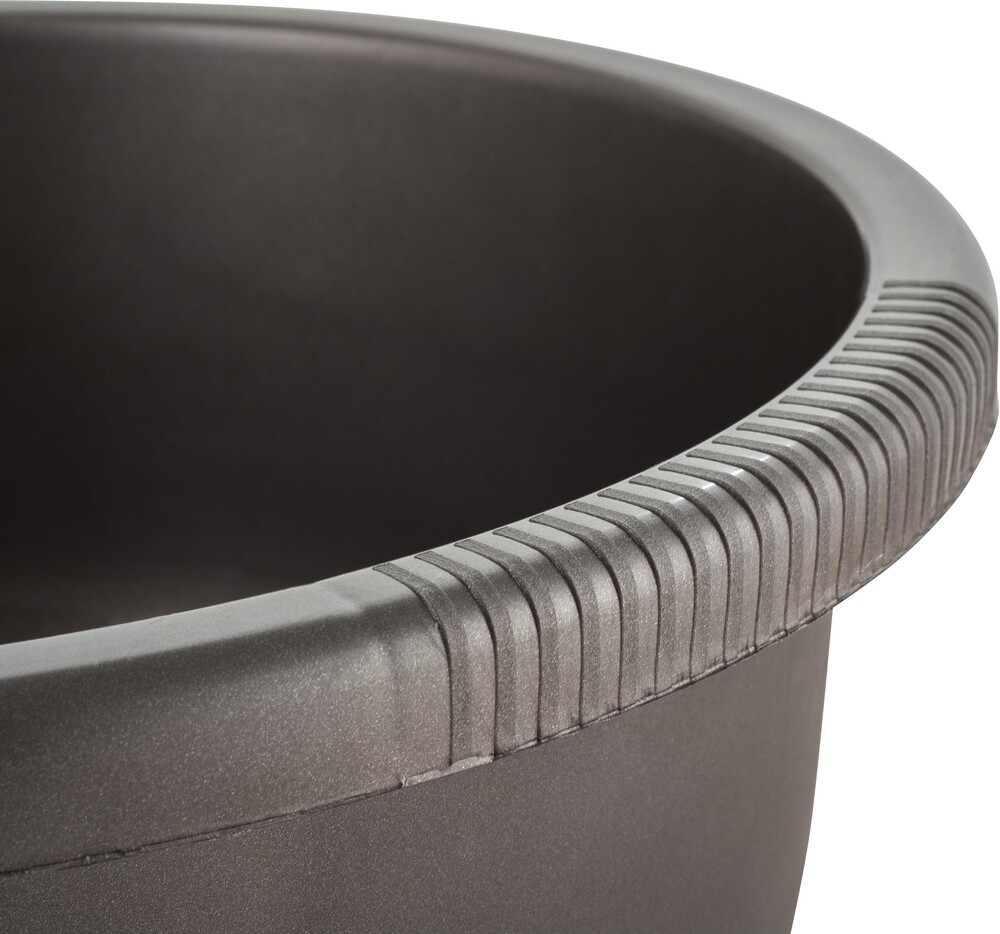 Таз Rock'n'Roll круглый 9,5л антрацит SC100210003