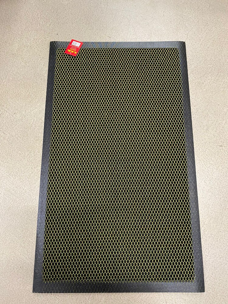 Коврик напольный ZALEL КОЛЬЧУГА KD103 45х75см. green+orange
