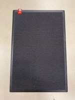 Коврик напольный ZALEL КОЛЬЧУГА KD103 80х120см. black+grеy