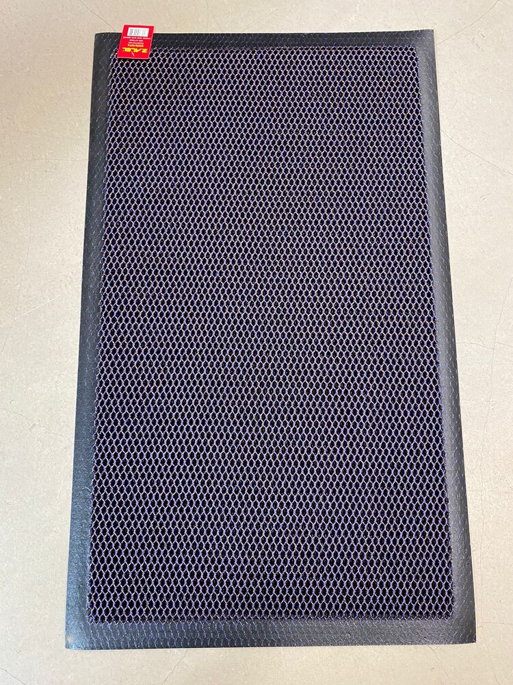 Коврик напольный ZALEL КОЛЬЧУГА KD103 80х120см. blue+orange
