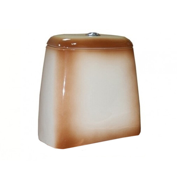 Бачок для унитаза Rosa "Премьер" КОРИЧНЕВЫЙ с арматурой г.Киров (меж.ос. 210 мм)