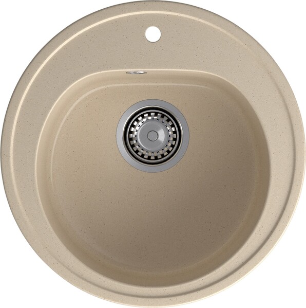 Мойка для кухни GranFest Композит RONDO 510 505*508 мм, круглая (R-510 кашемир)