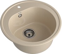 Мойка для кухни GranFest Композит RONDO 510 505*508 мм, круглая (R-510 кашемир)