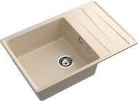 Мойка для кухни GranFest Композит LEVEL 760L чаша+крыло 760*500 (LV-760L кашемир)