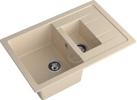 Мойка для кухни GranFest Композит QUADRO 775KL 1,5 чаши 765*495 мм (Q-775KL кашемир)