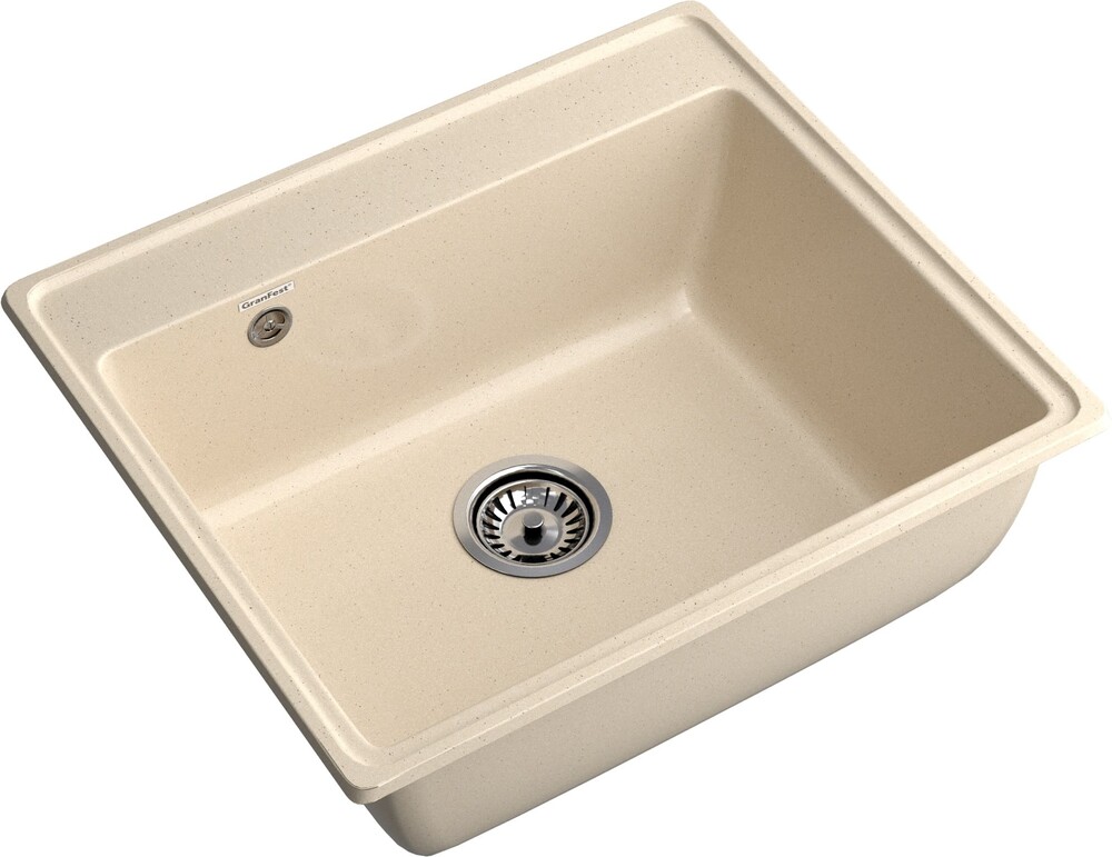Мойка для кухни GranFest Композит VERTEX 580 чаша 580*500мм (V-580 кашемир)
