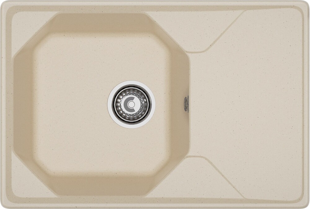 Мойка для кухни GranFest Композит UNIQUE 740L чаша+крыло 740*500мм (U-740L кашемир)