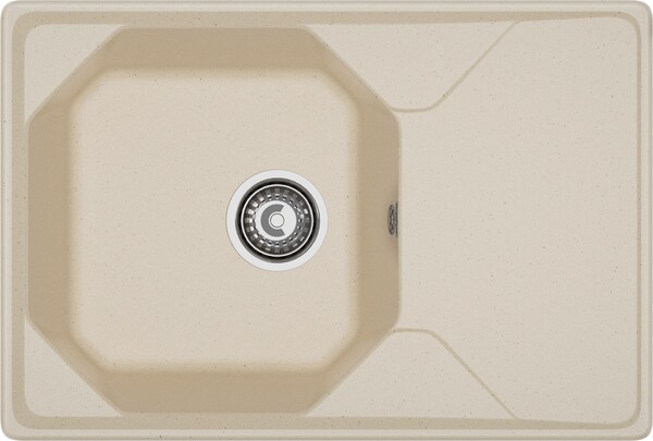 Мойка для кухни GranFest Композит UNIQUE 740L чаша+крыло 740*500мм (U-740L кашемир)