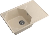 Мойка для кухни GranFest Композит UNIQUE 740L чаша+крыло 740*500мм (U-740L кашемир)