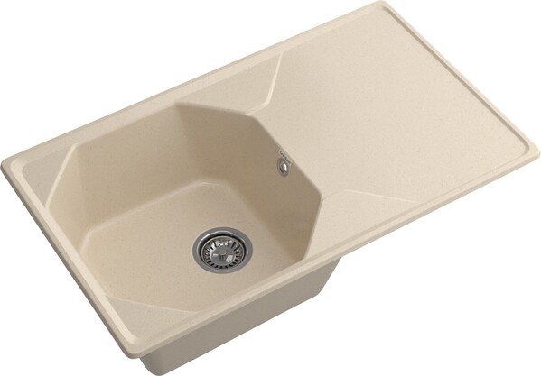 Мойка для кухни GranFest Композит UNIQUE 840L чаша+крыло 840*500мм (U-840L кашемир)