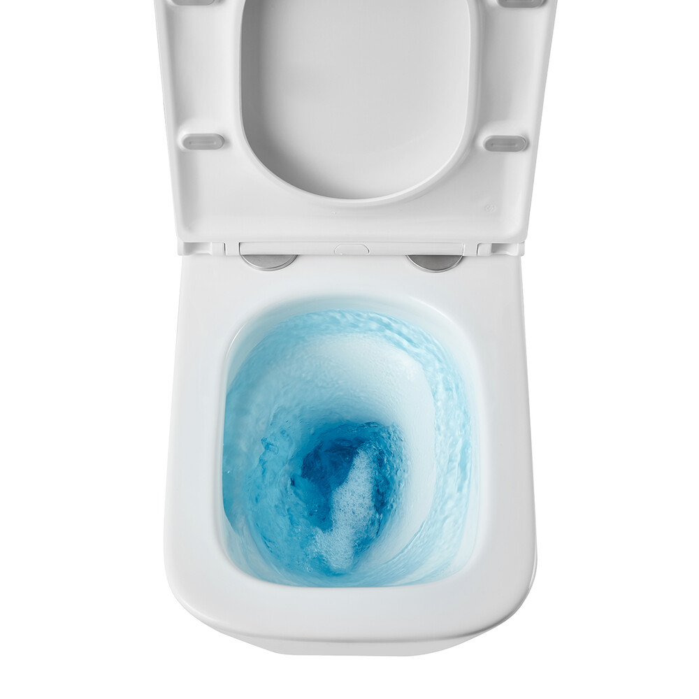 Унитаз LEMARK FLOREX подвесной безободковый с сиденьем микролифт, смыв вихревой ТОРНАДО (поколение 3.0) БЕЛЫЙ ГЛЯНЕЦ 9614001