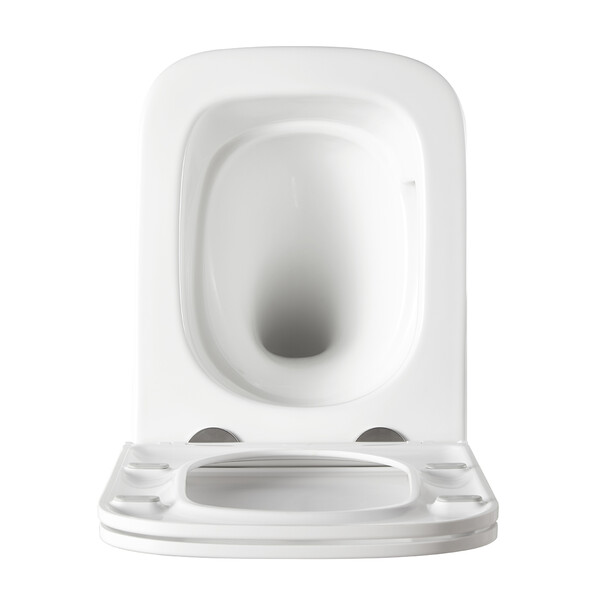 Унитаз LEMARK FLOREX подвесной безободковый с сиденьем микролифт, смыв вихревой ТОРНАДО (поколение 3.0) БЕЛЫЙ ГЛЯНЕЦ 9614001