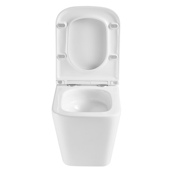 Унитаз LEMARK FLOREX подвесной безободковый с сиденьем микролифт, смыв вихревой ТОРНАДО (поколение 3.0) БЕЛЫЙ ГЛЯНЕЦ 9614001