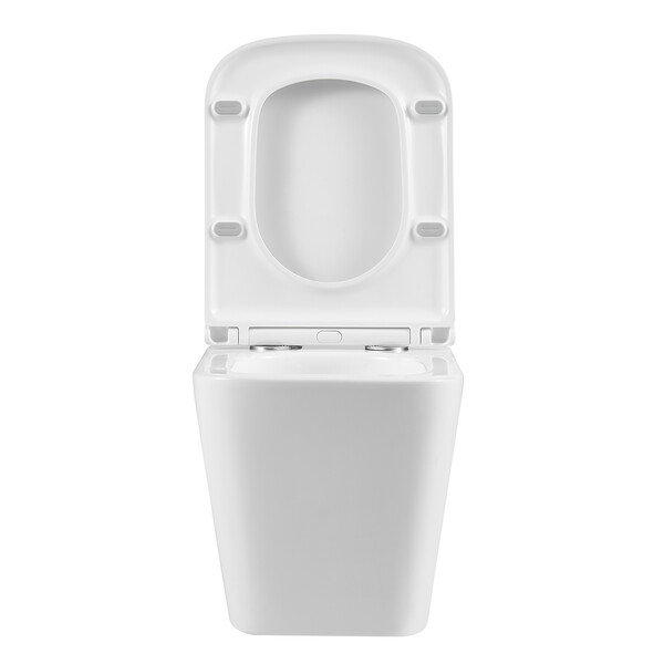 Унитаз LEMARK FLOREX подвесной безободковый с сиденьем микролифт, смыв вихревой ТОРНАДО (поколение 3.0) БЕЛЫЙ ГЛЯНЕЦ 9614001