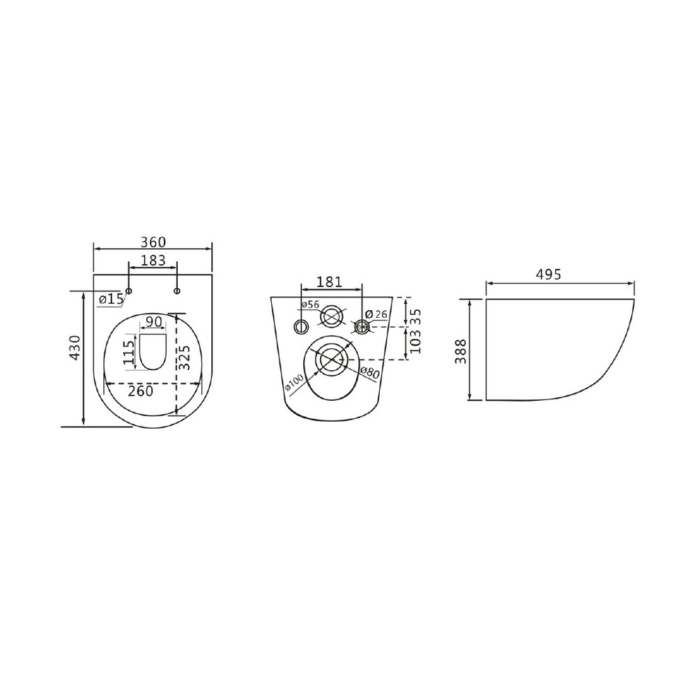 Инсталляция LEMARK (комплект 3 в 1) PENEDA EXPERT с кнопкой BIT ХРОМ ГЛЯНЕЦ + унитаз GLAZER БЕЛЫЙ подвесной безободковый 100121431